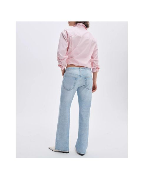 Rag & Bone Blue Belt-Loop Jeans