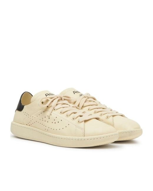 Ash Natural Round-Head Sneakers