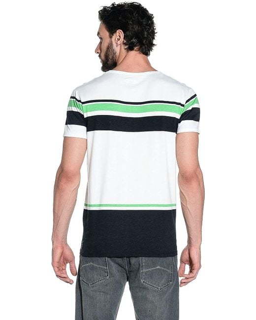 Armani Jeans White Logo Details T-Shirt for men