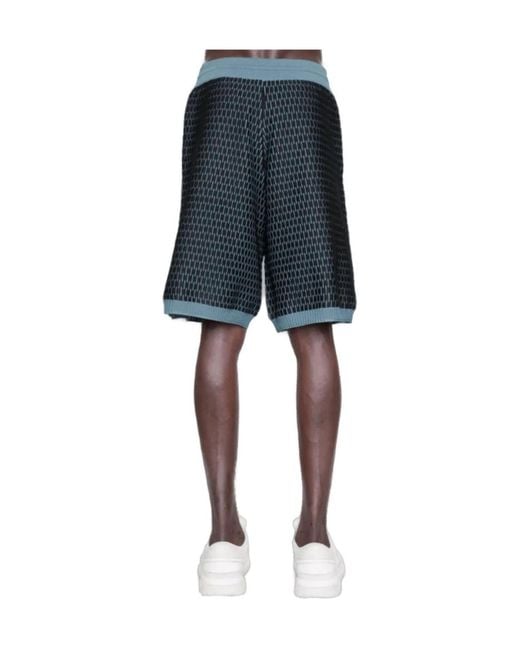 Amiri Blue Striped Shorts for men