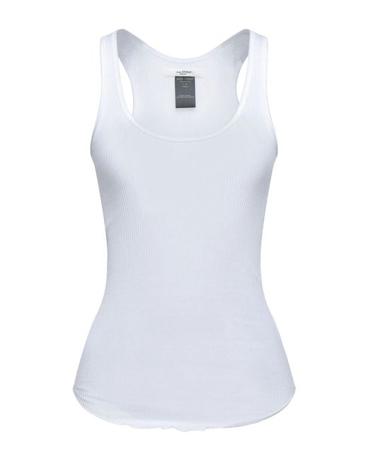 Isabel Marant White Sleeveless Crew Neck T-Shirt