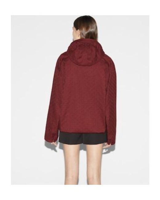 Gucci Red Reversible Gg Canvas Jacket