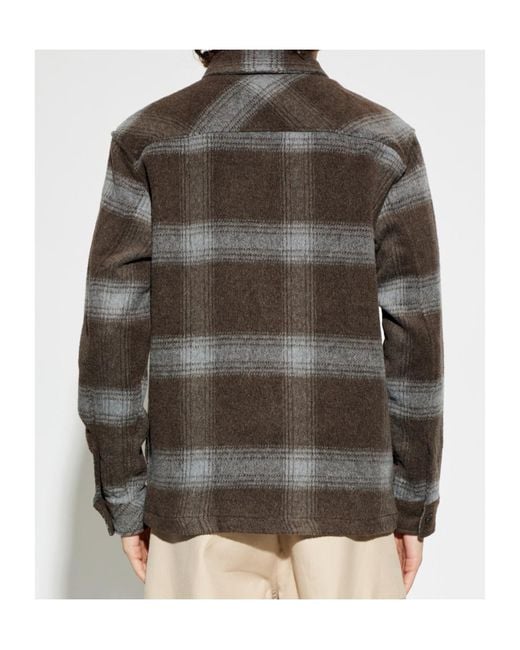 Samsøe & Samsøe Gray Sacastor Check-Pattern Button Shirt for men
