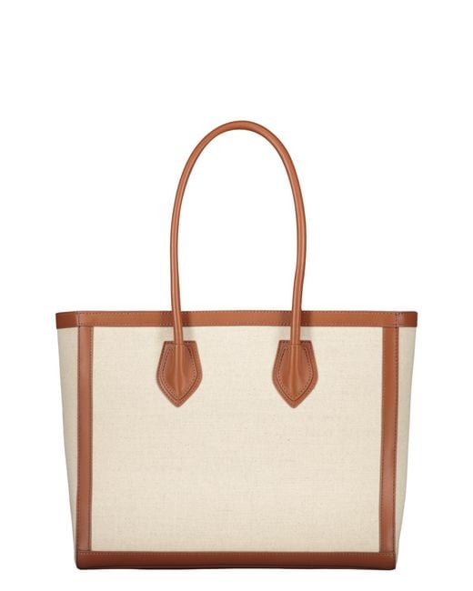 Balmain Natural Logo Medium Tote Bag