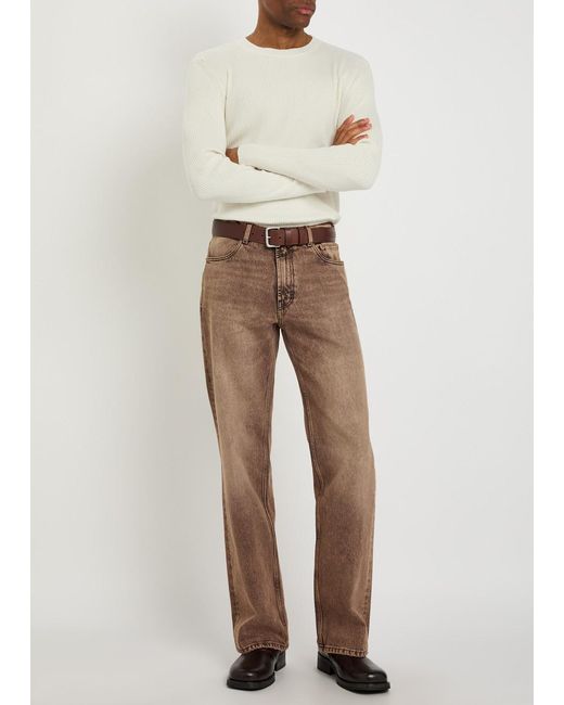 Our Legacy White Silk Knit Top for men