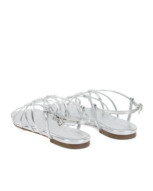 Aeyde White Anisa Sandals