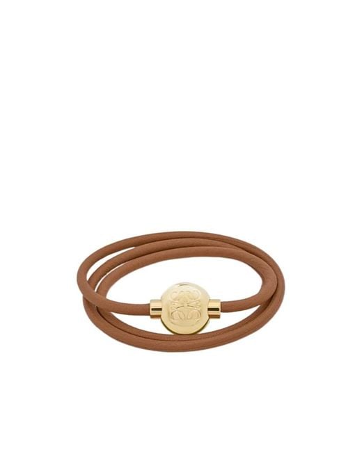 Loewe Brown Pebble Bracelet