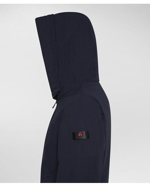 Peuterey Blue Three-Layer Sturdy Fabric Parka for men