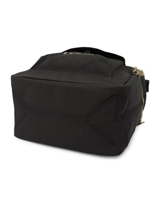 Filson Black Logo Print Backpack for men