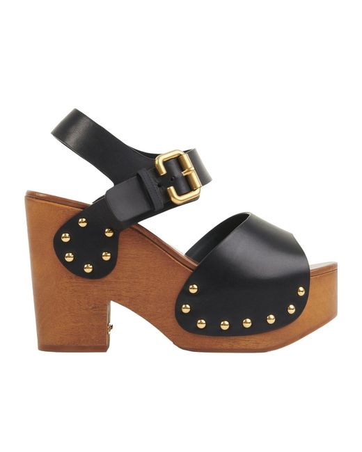 Chloé Multicolor Open-Toed High-Heeled Sandals