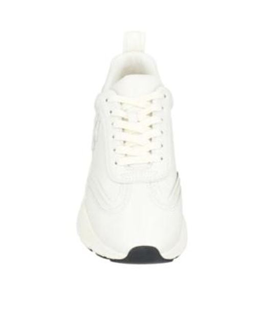 Tory Burch White Minimal Low-Top Sneakers