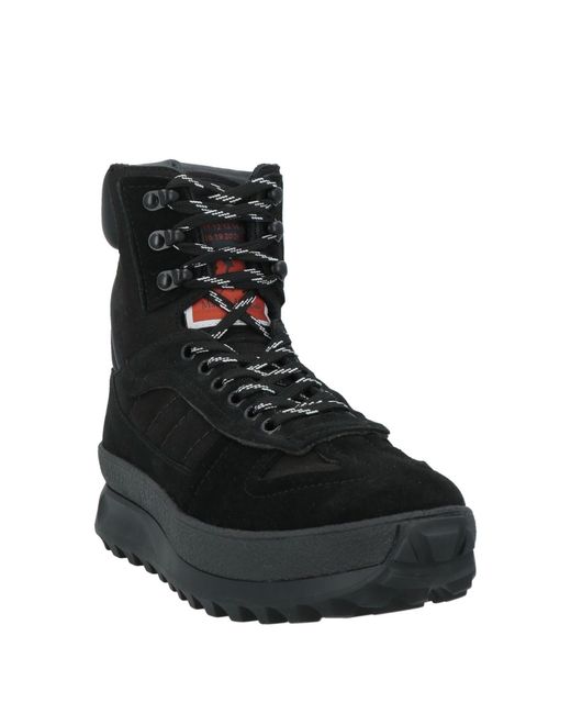 Maison Margiela Black Leather Hiking Boots