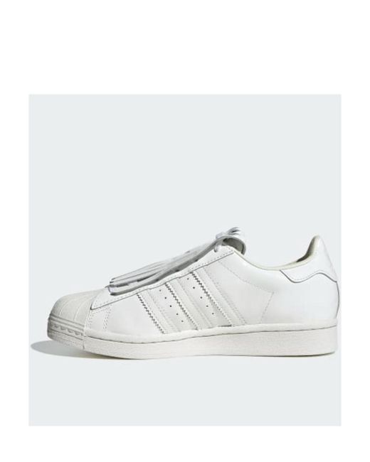 Adidas Originals White Superstar Sneakers