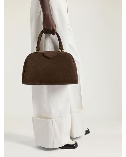 Givenchy Brown Antigona East West Medium Tote Bag