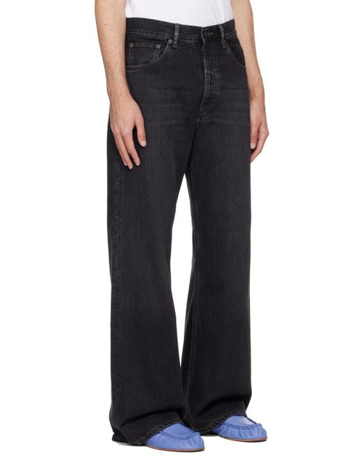Acne Blue Loose Fit Jeans for men