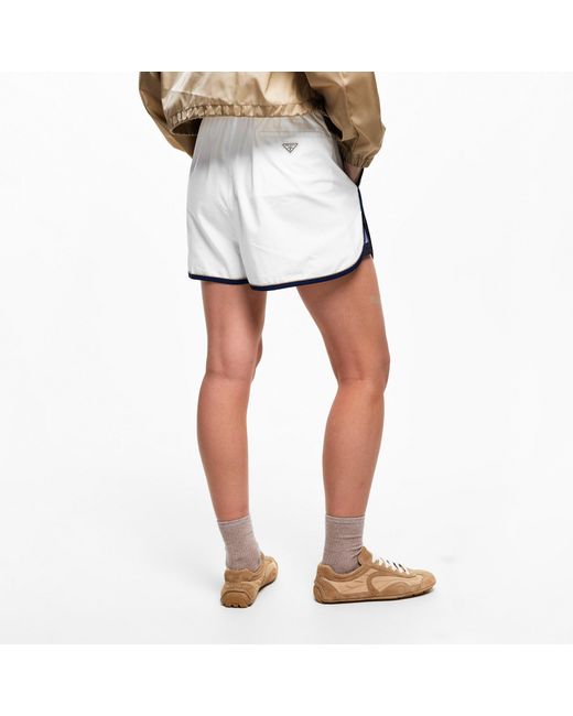 Prada Gray Nylon Shorts Ld62