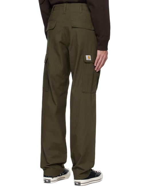 Carhartt Green Regular Cargo Pants for men