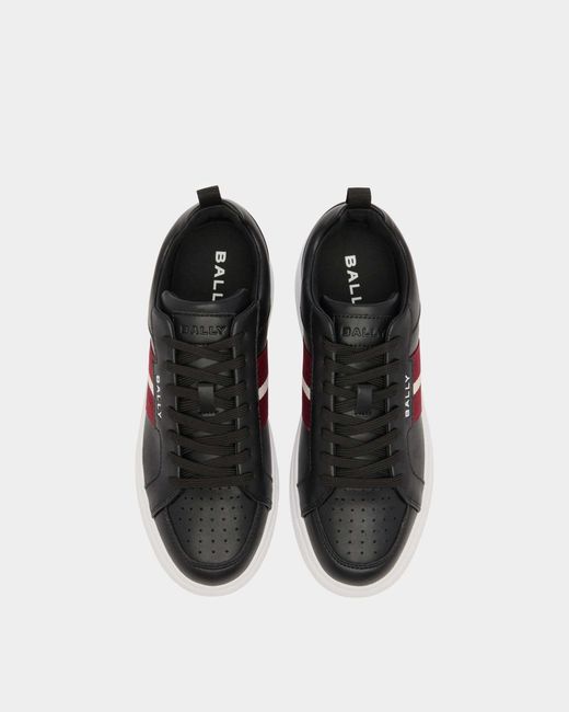 Bally Black Lace-Up Low-Top Casual Shoes
