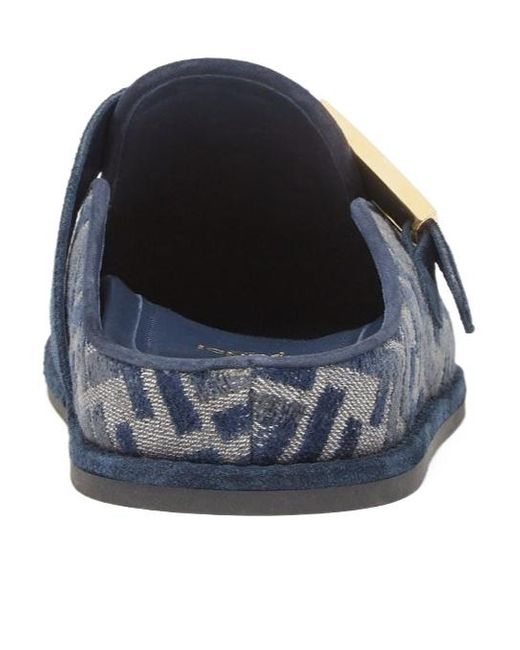 Fendi Blue Sandals