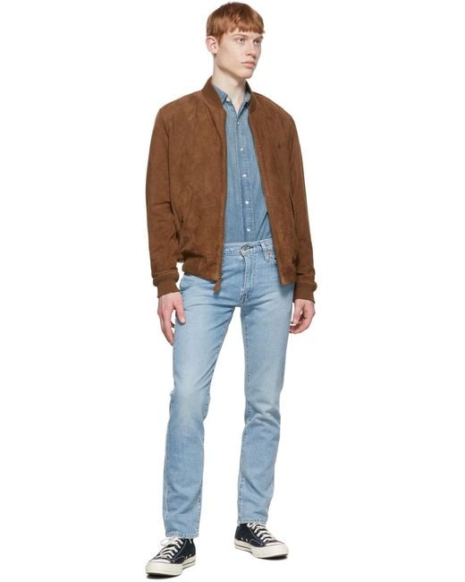 Polo Ralph Lauren Blue Long-Sleeved Denim Shirt for men