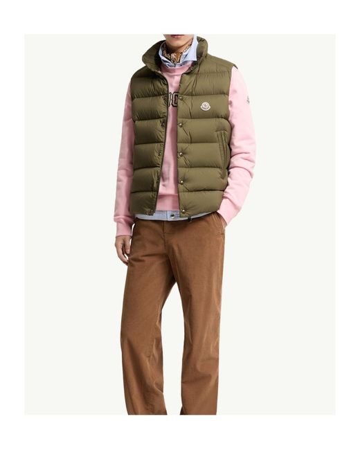 Moncler Green Tibb Down Vest for men