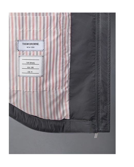 Thom Browne Gray Zip-Up Jacket