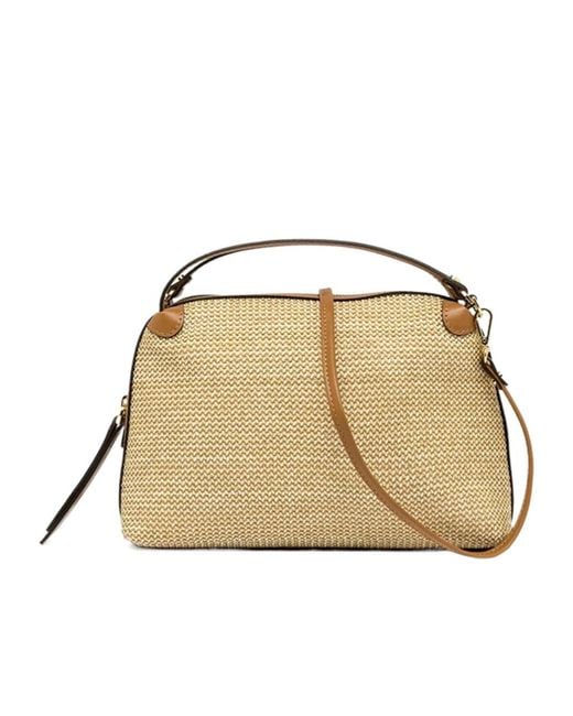 Gianni Chiarini Natural Alifa Woven-Effect Tote Bag