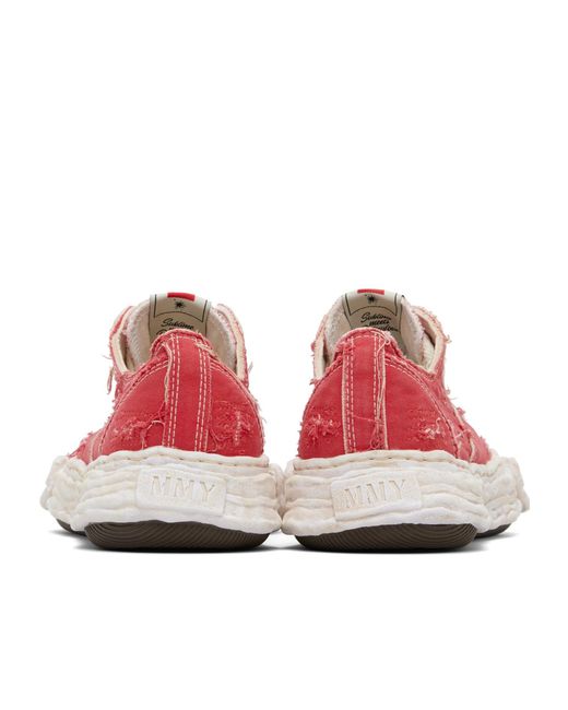 Maison Mihara Yasuhiro Pink Peterson23 Lace-Up Sneakers for men