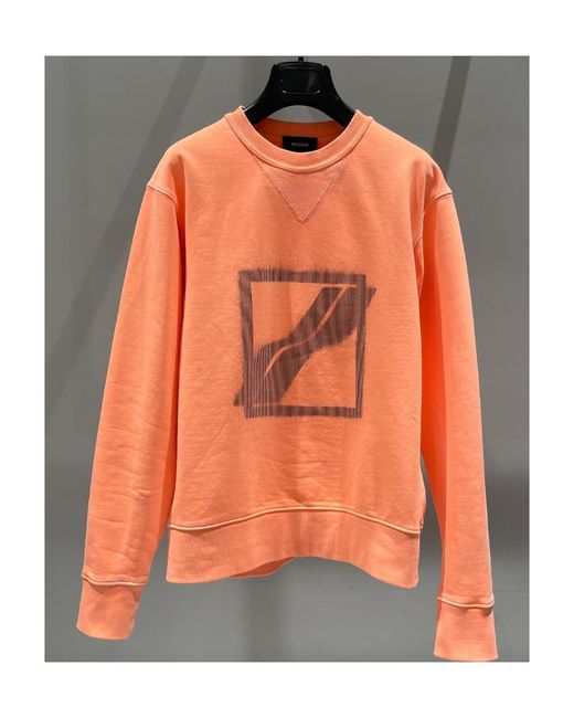 we11done Orange Logo Sweater