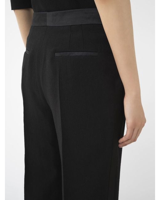 Chloé Black Chloé Straight-Leg Trousers