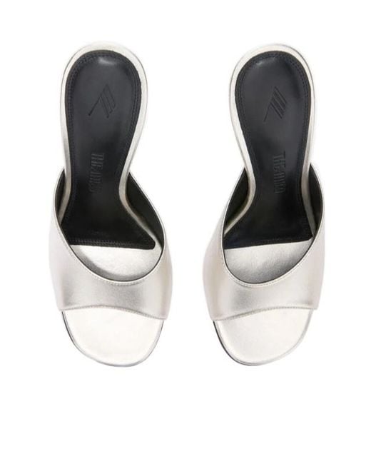 The Attico White The Betta Mules