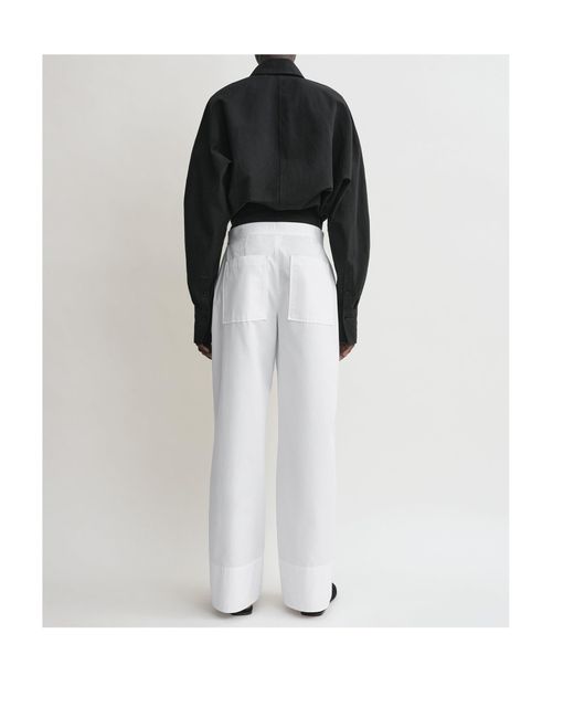 Totême Black Wrap Blouse
