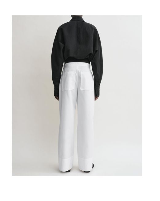 Totême  Black Wrap Blouse