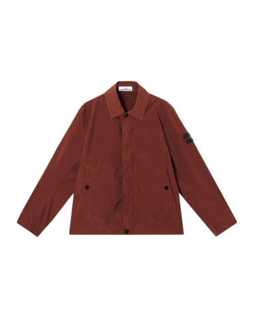 Stone Island Red Touch Poly-Tc Jacket for men