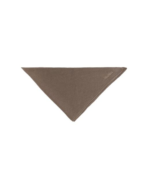Max Mara Brown Knitted Scarf