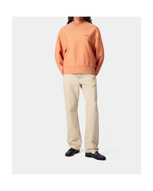 Carhartt Natural Logo-Patch Jeans