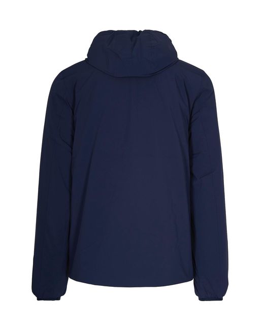 K-Way Blue Logo Casual Jacket for men