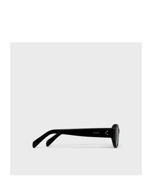 Céline White Frame 58 Sunglasses for men