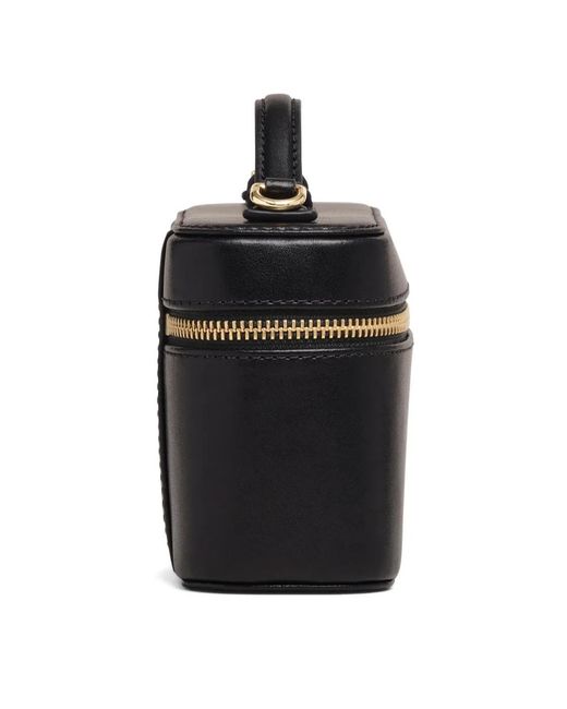 Marc Jacobs Black Scene Logo Lettering Vanity Bag