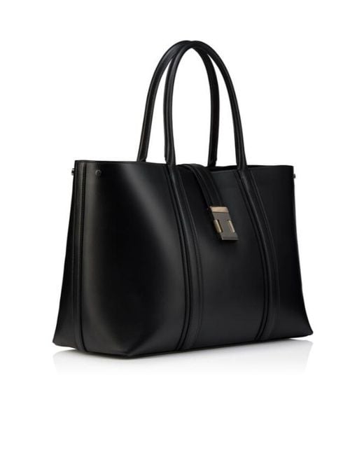 Christian Louboutin Black Buckle-Fastening Tote-Bag for men