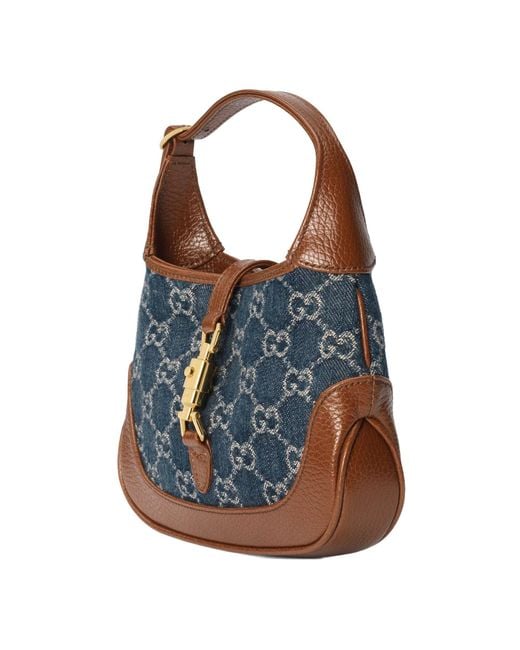 Gucci Blue Mini Jackie 1961 Shoulder Bag