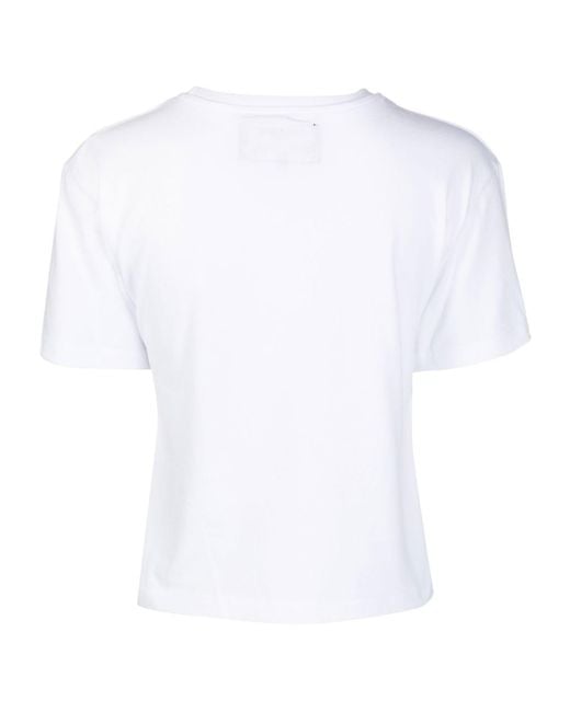 DOMREBEL White Ur Art Sucks Print T-Shirt for men
