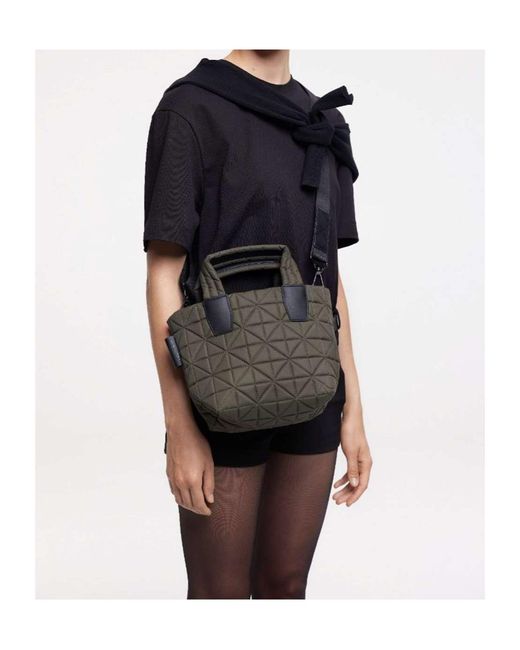 VEE COLLECTIVE Black Vee Mini Tote