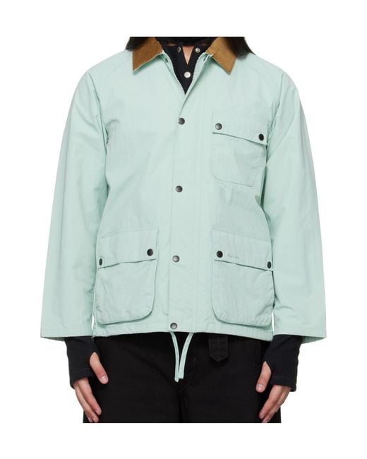 Barbour Green Modified Solway Showerproof Jacket for men