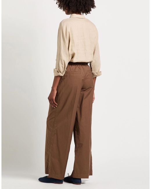 Brunello Cucinelli Brown Minimalist Loose Trousers