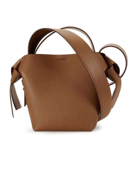 Acne Brown Mini Musubi Shoulder Bag