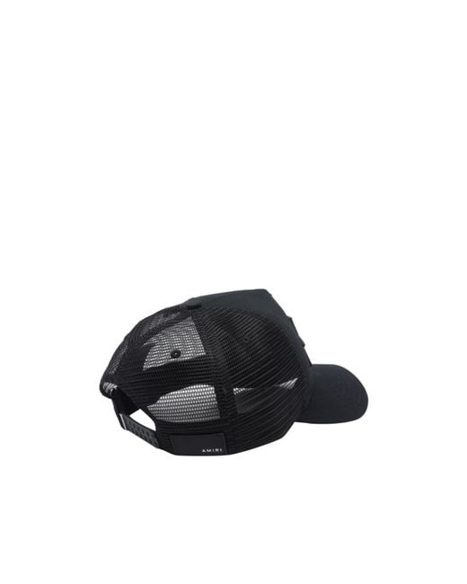 Amiri Black Adjustable Baseball Cap for men