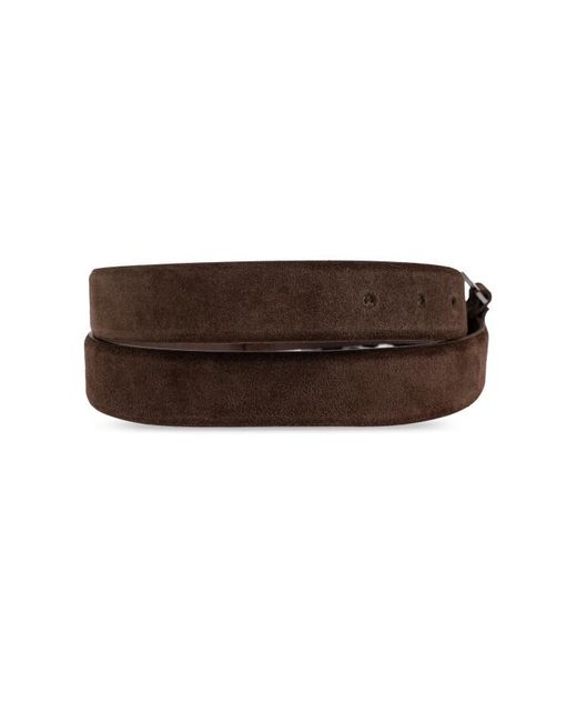 The Attico White Buckle Belt