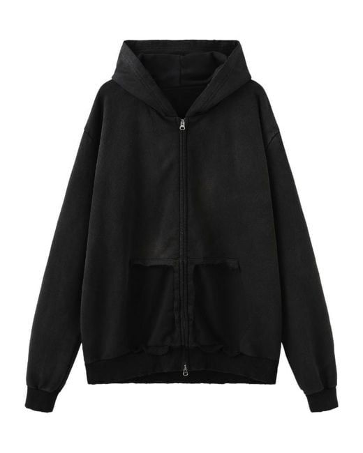 Marissa Chiara Black Long-Sleeved Sweatshirt for men