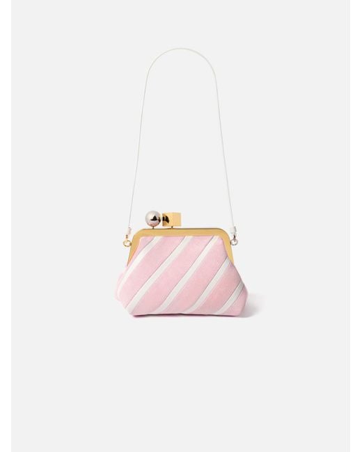 Jacquemus Pink Le Berlingot Frame Clutch Bag